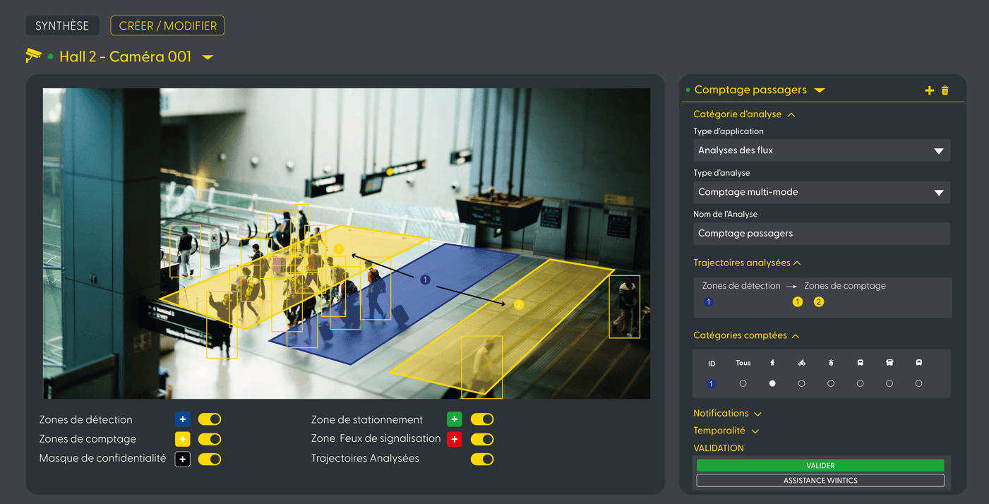 AI visualization solution for smart cameras