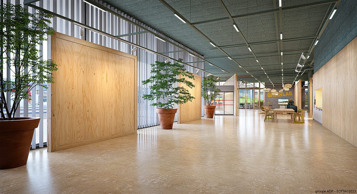 La Maison de l'Environnement et des Territoires Paris-Orly à la pointe des matériaux éco-responsable