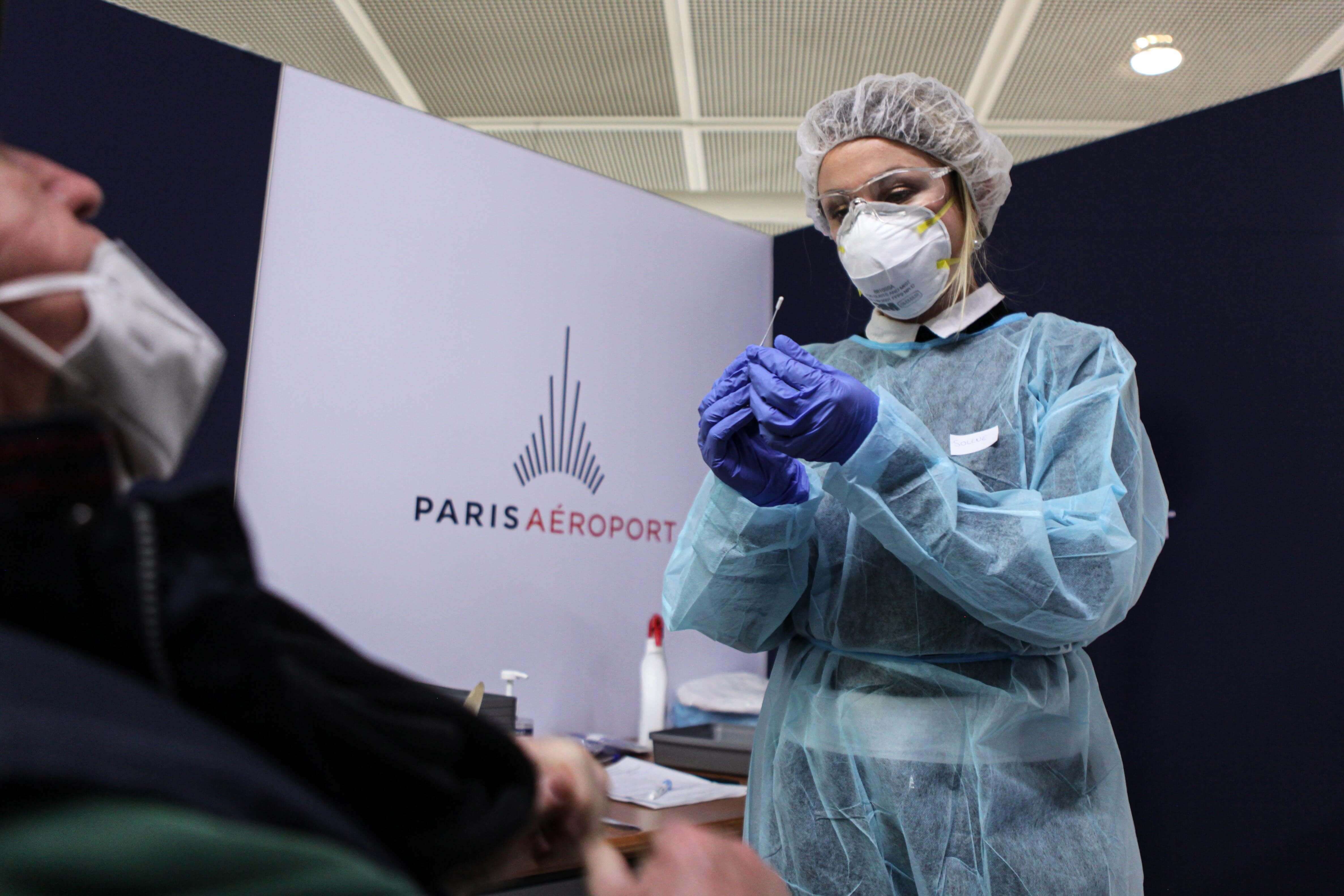 COVID-19 testing center set up at Orly 4 (©Maxime Letertre, Groupe ADP)