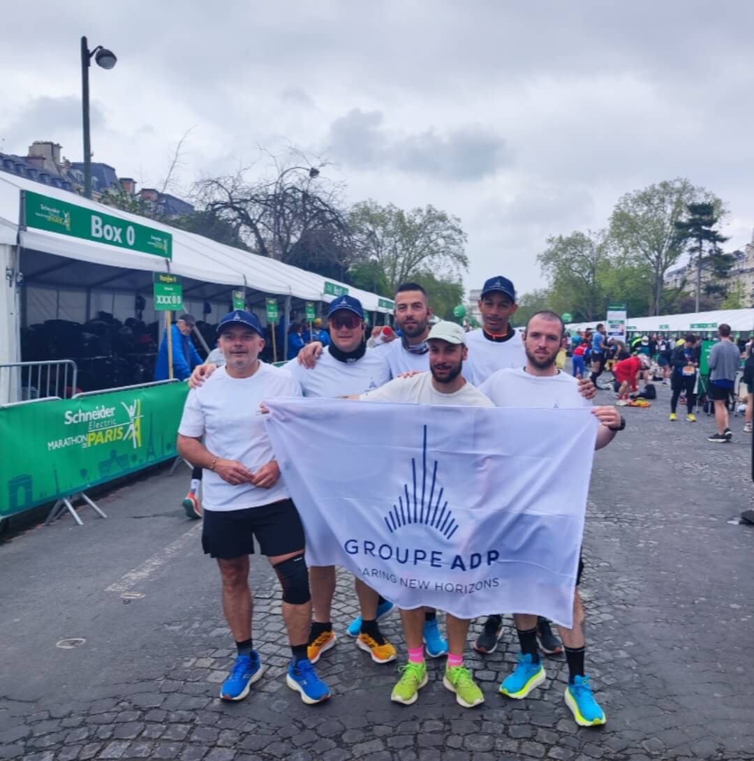 A team race for the Paris Marathon