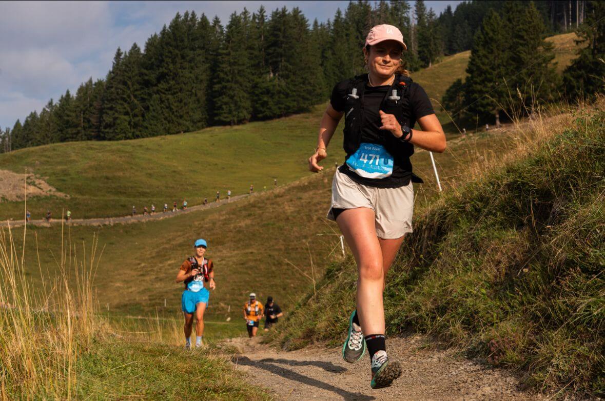 Lisa takes on the Bélier trail challenge with flying colors!